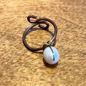 Handmade Wire-Wrapped Copper Ring